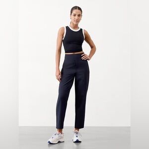 Athleta Endless High Rise Stretch Pant Navy‎ Blue 16